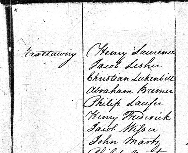 Jacob Wisser 1800 census