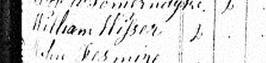 William Wisser 1840 Census