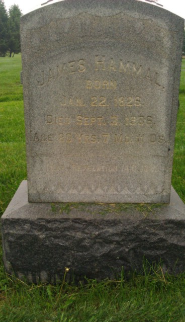 James Hammel Grave