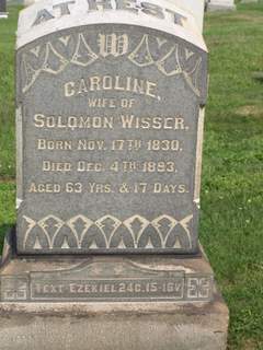 Caroline Wisser Grave